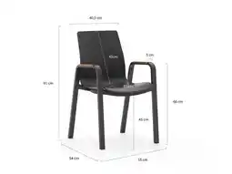 Kees Smit Hartman Flow/Sophie Studio ø128cm dining tuinset 5-delig aanbieding