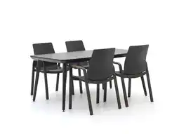 Kees Smit Hartman Flow/Sophie Studio 170cm dining tuinset 5-delig aanbieding