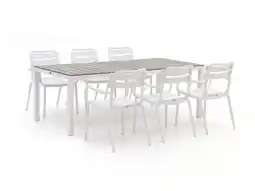 Kees Smit Forza Vico/Fidenza 220cm dining tuinset 7-delig stapelbaar aanbieding