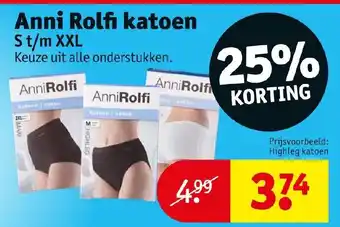 Kruidvat Anni Rolfi katoen aanbieding