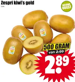 Dirk Zespri kiwi's gold aanbieding