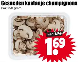 Dirk Gesneden kastanje champignons aanbieding