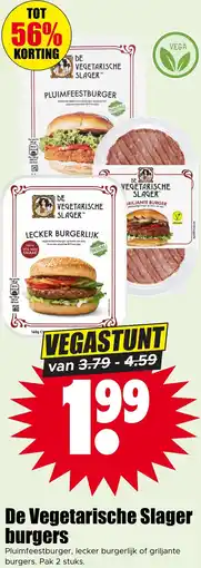 Dirk De Vegetarische Slager burgers aanbieding