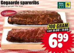 Dirk Gegaarde spareribs aanbieding