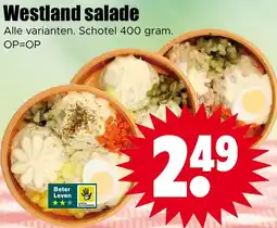 Dirk Westland salade aanbieding