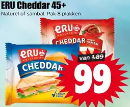 Dirk ERU Cheddar 45+ aanbieding