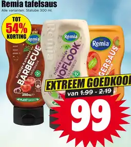Dirk Remia tafelsaus aanbieding