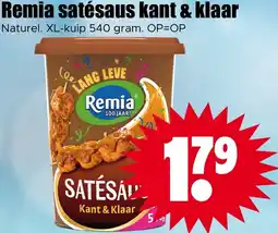 Dirk Remia satésaus kant & klaar aanbieding