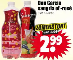Dirk Don Garcia sangria of rosé aanbieding