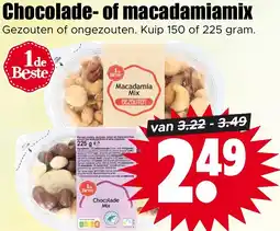 Dirk Chocolade of macadamiamix aanbieding