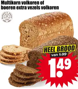Dirk Multikorn volkoren of boeren extra vezels volkoren aanbieding