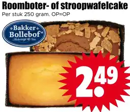 Dirk Roomboter of stroopwafelcake aanbieding