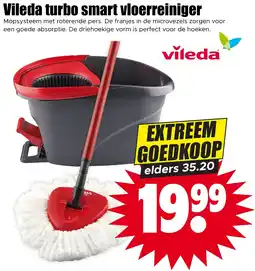 Dirk Vileda turbo smart vloerreiniger aanbieding