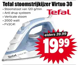 Dirk Tefal stoomstrijkijzer Virtuo 30 aanbieding