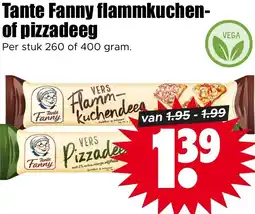 Dirk Tante Fanny flammkuchen of pizzadeeg aanbieding