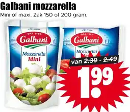 Dirk Galbani mozzarella aanbieding