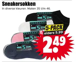 Dirk Sneakersokken aanbieding