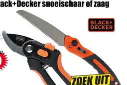Dirk Black+Decker snoeischaar of zaag aanbieding