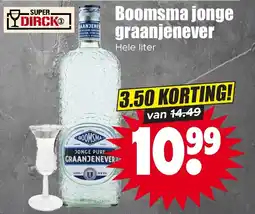 Dirk Boomsma jonge graanjenever aanbieding