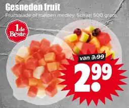 Dirk Gesneden fruit aanbieding