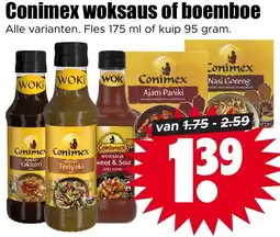 Dirk Conimex woksaus of boemboe aanbieding