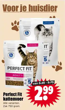 Dirk Perfect Fit kattenvoer aanbieding
