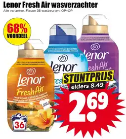 Dirk Lenor Fresh Air wasverzachter aanbieding