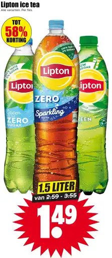 Dirk Lipton ice tea aanbieding