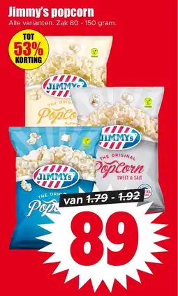 Dirk Jimmy's popcorn aanbieding