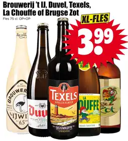 Dirk Brouwerij 't IJ, Duvel, Texels, La Chouffe of Brugse Zot aanbieding