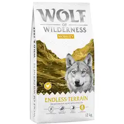 Zooplus Wolf of Wilderness Explore The Endless Terrain Mobiliteit - graanvrij - 12 kg: Nieuw Recept aanbieding
