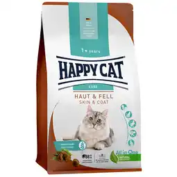 Zooplus Dubbelpak: 2 x 4 kg Happy Cat Care Huid & Vacht Kattenvoer aanbieding