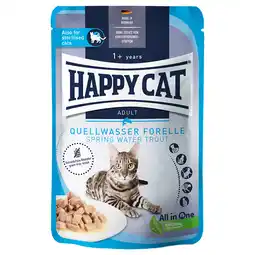 Zooplus Voordeelpakket Happy Cat Pouch Meat in Sauce 12 x 85 g - Bron Forel aanbieding