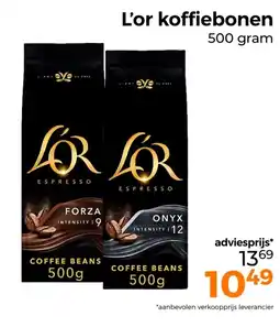 Trekpleister L'or koffiebonen aanbieding