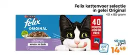 Trekpleister Felix kattenvoer selectie in gelei Original aanbieding