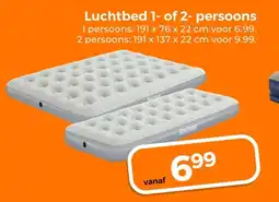 Trekpleister Luchtbed 1- of 2-persoons aanbieding