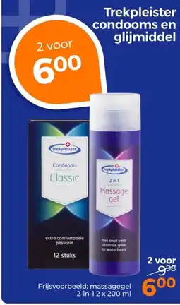 Trekpleister Trekpleister condooms en glijmiddel aanbieding