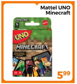 Trekpleister Mattel UNO Minecraft aanbieding