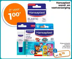 Trekpleister Hansaplast wond en voetverzorging aanbieding