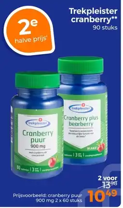 Trekpleister Trekpleister cranberry aanbieding