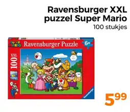 Trekpleister Ravensburger XXL puzzel Super Mario aanbieding