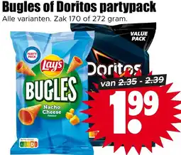 Dirk Bugles of Doritos partypack aanbieding
