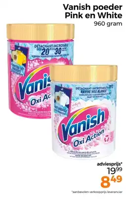 Trekpleister Vanish poeder Pink en White aanbieding