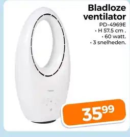 Trekpleister Bladloze ventilator aanbieding