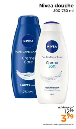 Trekpleister Nivea douche aanbieding