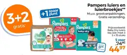 Trekpleister Pampers luiers en luierbroekjes aanbieding