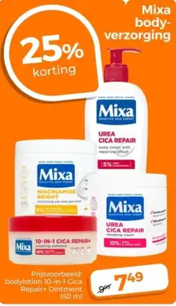 Trekpleister Mixa body verzorging aanbieding