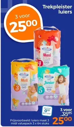 Trekpleister Trekpleister luiers aanbieding