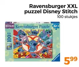 Trekpleister Ravensburger XXL puzzel Disney Stitch aanbieding