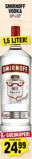 Dirk Smirnoff Vodka aanbieding